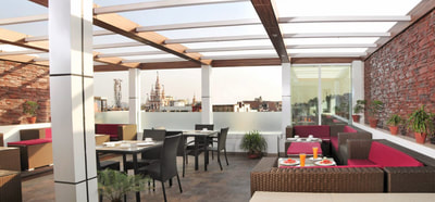 Rooftop Cafe at City Stay Hotel Delhi