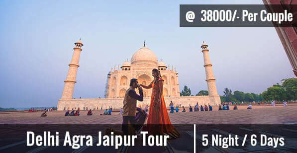 Delhi Agra Jaipur from bangalore
