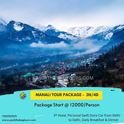Cheapest tour packages in manali