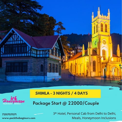 Honeymoon Packages in Shimla from Delhi