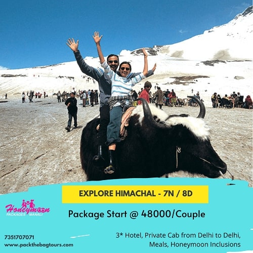 Shimla Manali Dharmshala Tour Package by Car