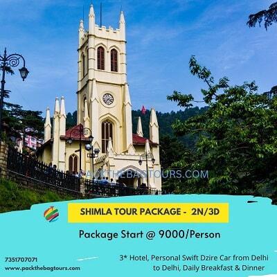 Shimla Tour From Delhi