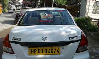 Company car for Manali Local Sightseeing