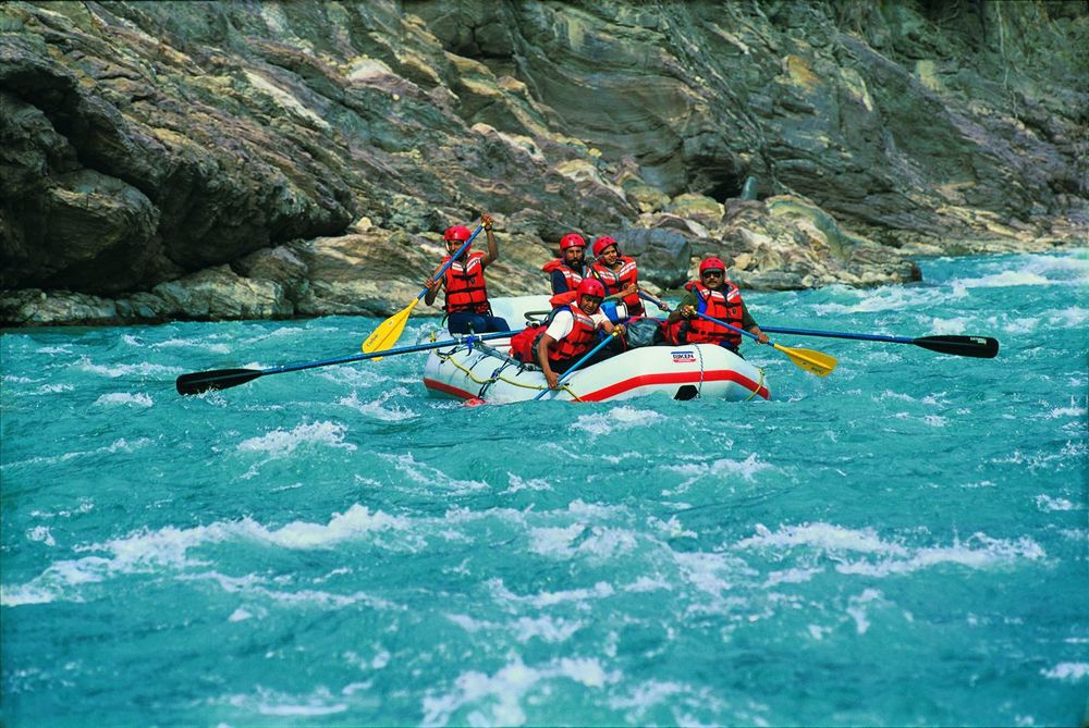 white water rafting on the Beas River